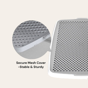 Pet Training Pee Tray with Foldable Wall Cover - Potty Training for Dogs