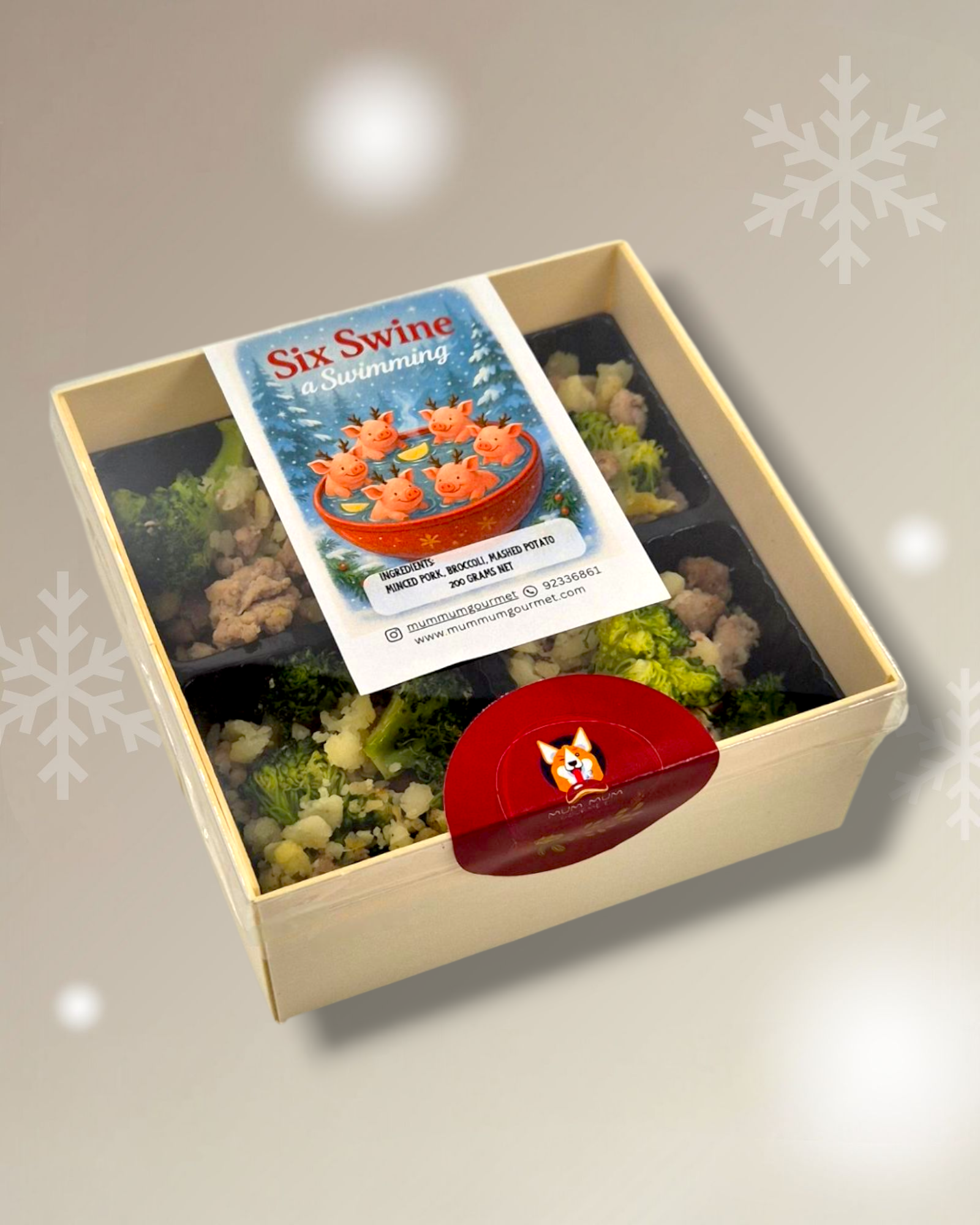 Six Swine In a Swimming