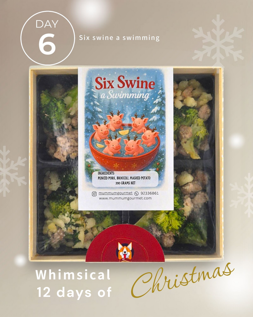 Six Swine In a Swimming