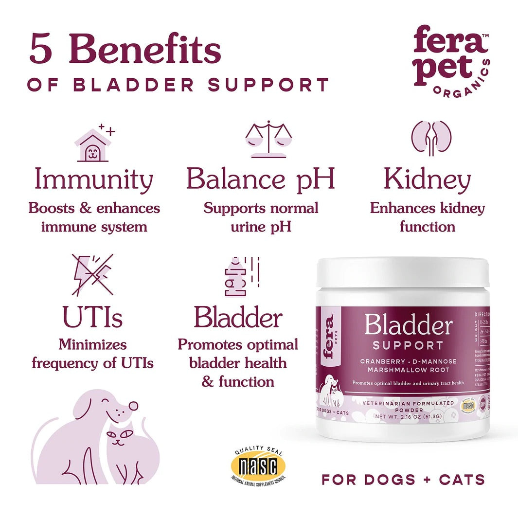 Fera Pet Organics Bladder Support For Dogs & Cats