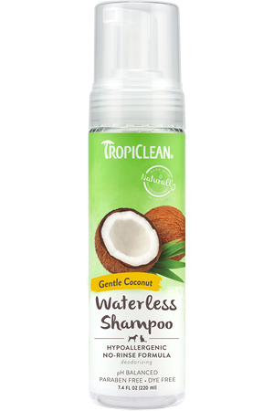 TROPICLEAN HYPOALLERGENIC WATERLESS SHAMPOO FOR PETS