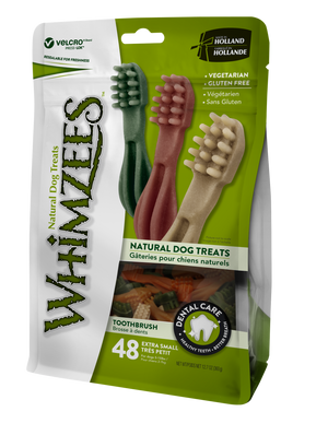 WHIMZEES NATURAL DOG CHEWS TOOTHBRUSH -XS/S/M/L