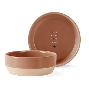 WOOF STONEWEAR DOG FOOD WATER BOWL