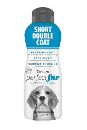 TROPICLEAN PERFECTFUR™ SHORT DOUBLE COAT SHAMPOO FOR DOGS