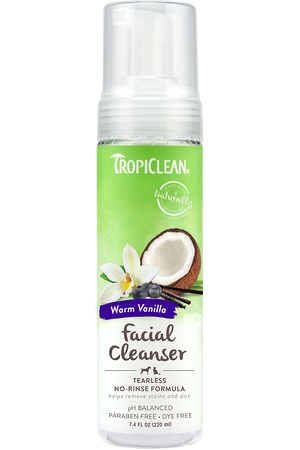 TROPICLEAN WATERLESS FACIAL CLEANSER FOR PETS