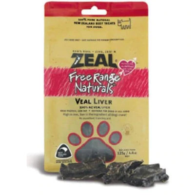 Zeal Free Range Naturals Veal Liver Dog Treats